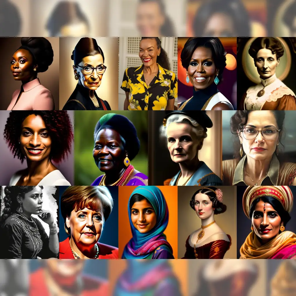 O poder feminino: uma homenagem às mulheres que mudaram o mundo.
